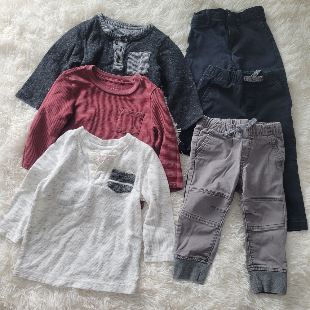 Kids' 18 Mths Long Sleeve Shirts and Pants Set